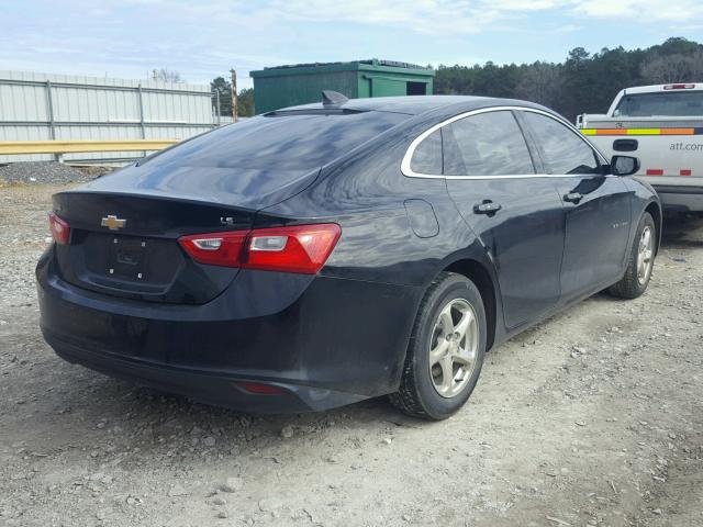 1G1ZB5ST4GF176331 - 2016 CHEVROLET MALIBU LS BLACK photo 4