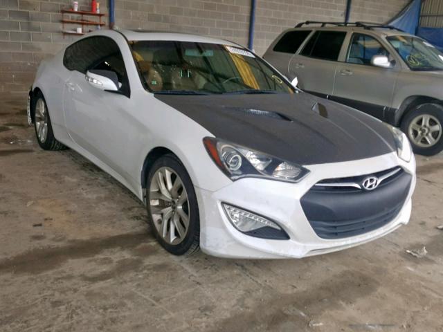 KMHHU6KJ5DU098971 - 2013 HYUNDAI GENESIS CO WHITE photo 1