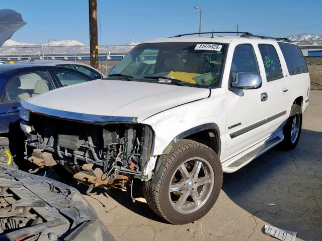 1GKFK16Z82J225493 - 2002 GMC YUKON XL K WHITE photo 2