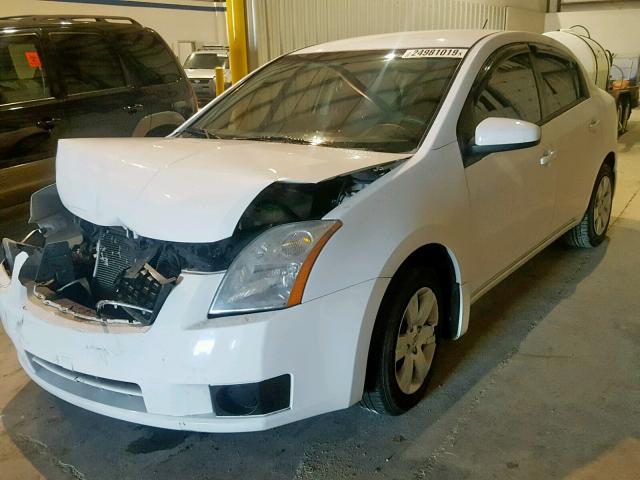 3N1AB61E98L626532 - 2008 NISSAN SENTRA 2.0 WHITE photo 2