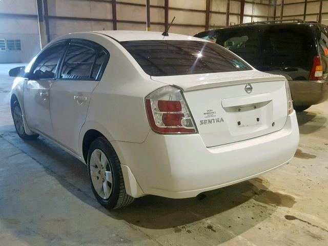 3N1AB61E98L626532 - 2008 NISSAN SENTRA 2.0 WHITE photo 3