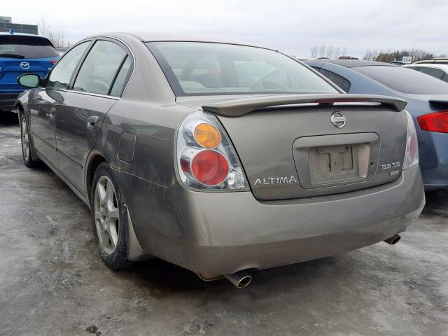 1N4BL11E73C143844 - 2003 NISSAN ALTIMA SE BROWN photo 3