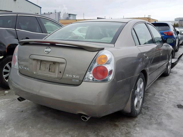 1N4BL11E73C143844 - 2003 NISSAN ALTIMA SE BROWN photo 4