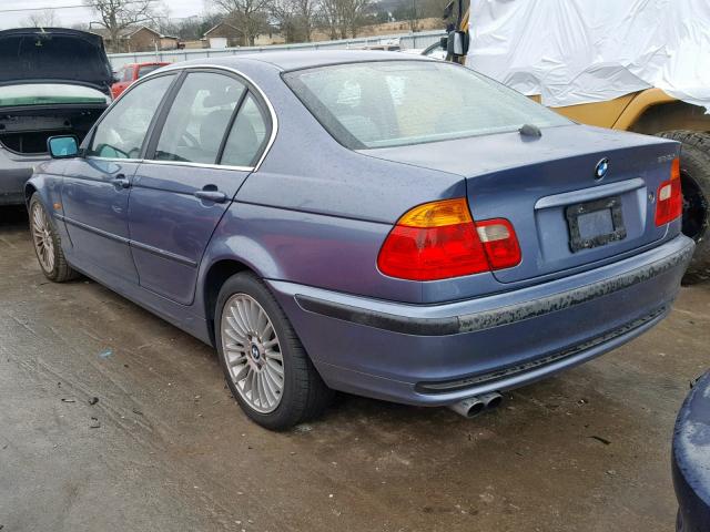 WBAAV53441JS92469 - 2001 BMW 330 I BLUE photo 3