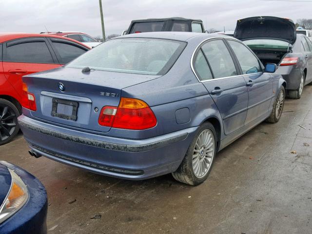 WBAAV53441JS92469 - 2001 BMW 330 I BLUE photo 4