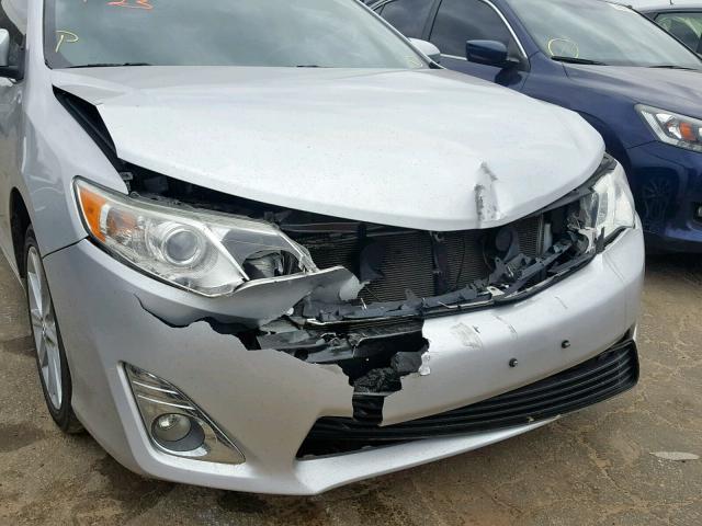 4T4BF1FK2DR315453 - 2013 TOYOTA CAMRY L SILVER photo 9