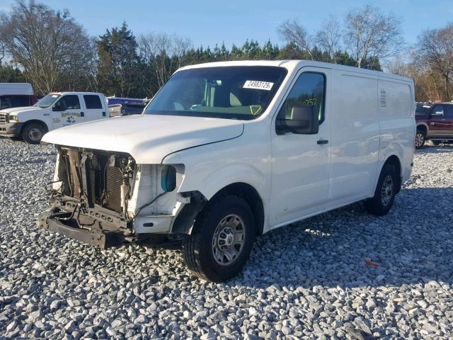 1N6BF0KY6DN109594 - 2013 NISSAN NV 1500 WHITE photo 2