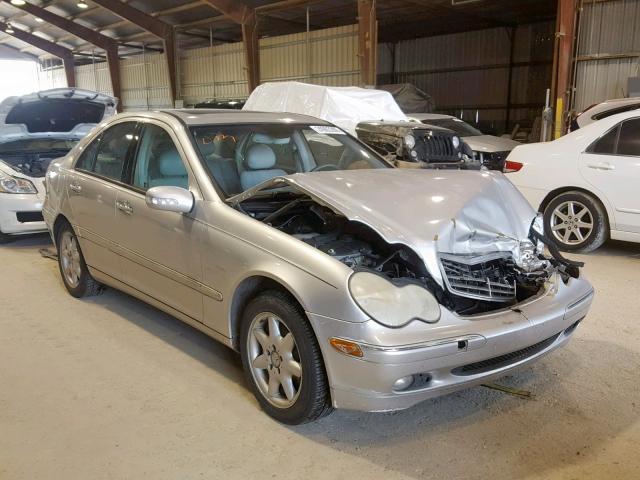 WDBRF61J83F345955 - 2003 MERCEDES-BENZ C 240 SILVER photo 1