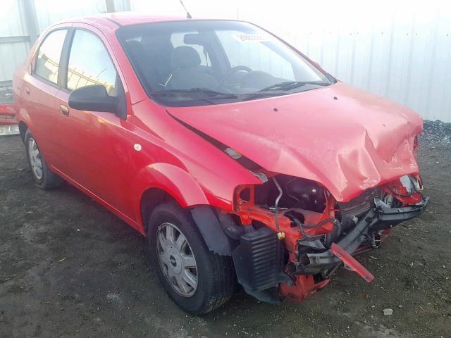 KL1TG52665B448382 - 2005 CHEVROLET AVEO LT RED photo 1