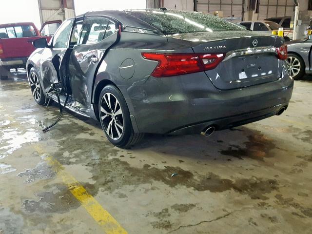 1N4AA6AP6JC407889 - 2018 NISSAN MAXIMA 3.5 GRAY photo 3