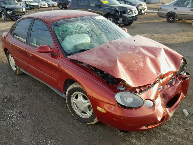 1FALP52U1TA309695 - 1996 FORD TAURUS GL RED photo 1