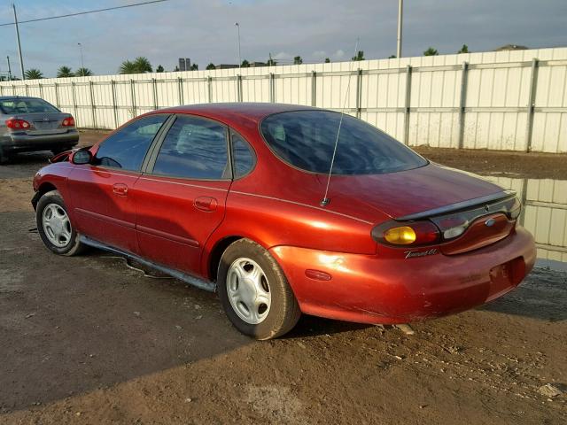 1FALP52U1TA309695 - 1996 FORD TAURUS GL RED photo 3