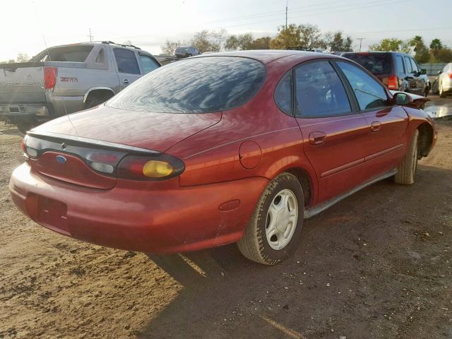 1FALP52U1TA309695 - 1996 FORD TAURUS GL RED photo 4