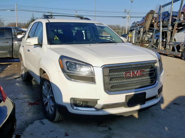 1GKKVRKDXEJ341023 - 2014 GMC ACADIA SLT WHITE photo 1