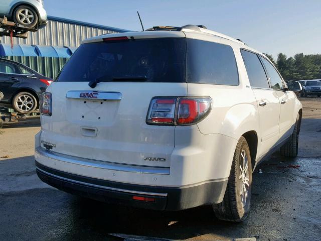 1GKKVRKDXEJ341023 - 2014 GMC ACADIA SLT WHITE photo 4