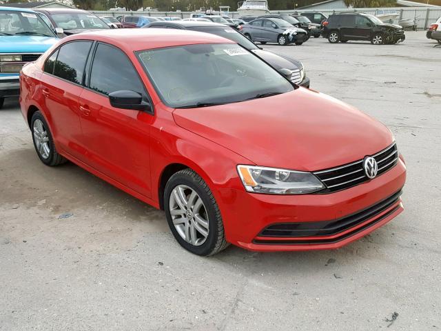 3VW1K7AJ9FM352866 - 2015 VOLKSWAGEN JETTA BASE Կարմիր լուսանկար 1