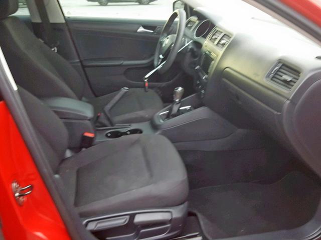 3VW1K7AJ9FM352866 - 2015 VOLKSWAGEN JETTA BASE Կարմիր լուսանկար 5