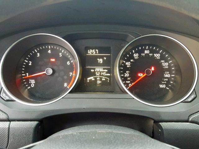 3VW1K7AJ9FM352866 - 2015 VOLKSWAGEN JETTA BASE Կարմիր լուսանկար 8