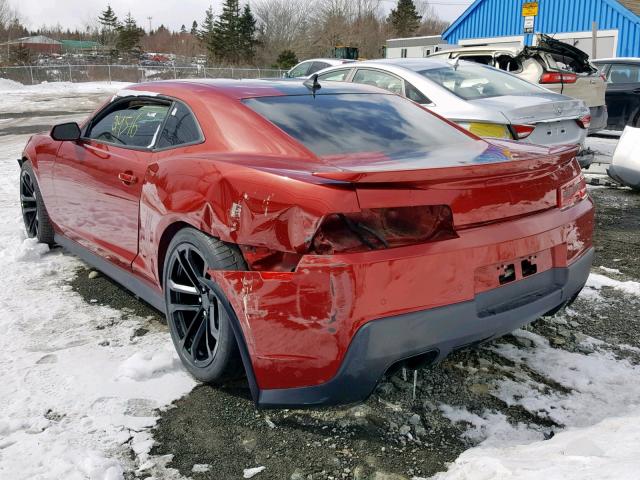 2G1FZ1EP2E9801949 - 2014 CHEVROLET CAMARO ZL1 红色 照片 3