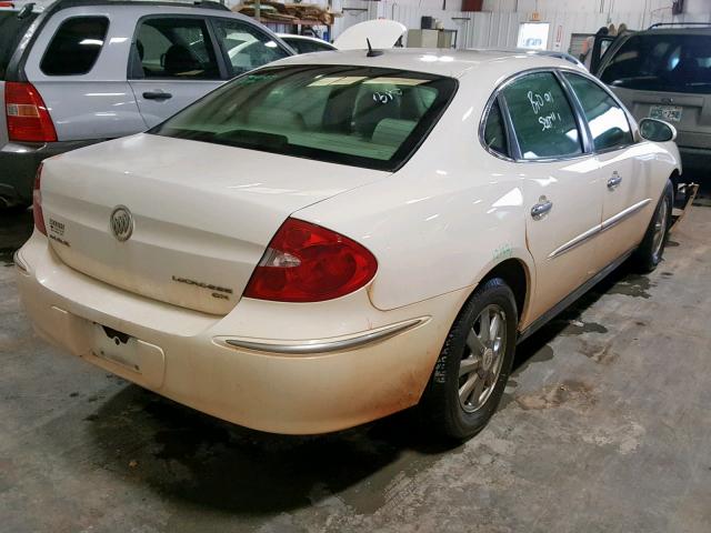 2G4WC582X91170562 - 2009 BUICK LACROSSE C WHITE photo 4