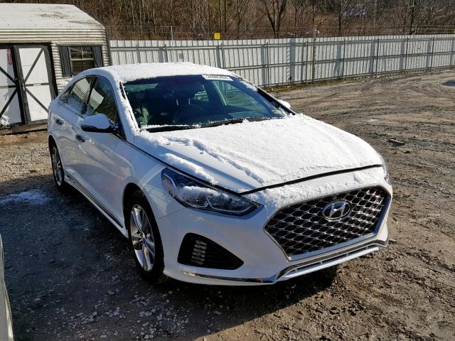 5NPE34AF3JH671724 - 2018 HYUNDAI SONATA SPO WHITE photo 1