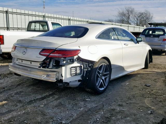 WDDXJ8GB9JA032769 - 2018 MERCEDES-BENZ S 560 4MAT WHITE photo 4