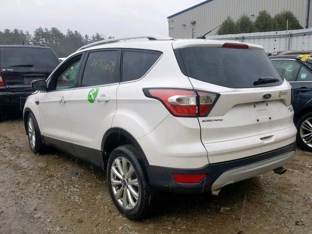 1FMCU9J92HUD45744 - 2017 FORD ESCAPE TIT WHITE photo 3