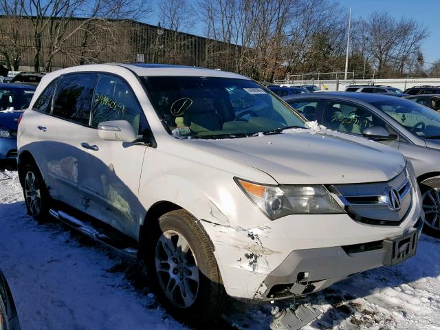 2HNYD28477H535577 - 2007 ACURA MDX TECHNO WHITE photo 1