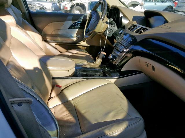 2HNYD28477H535577 - 2007 ACURA MDX TECHNO WHITE photo 5