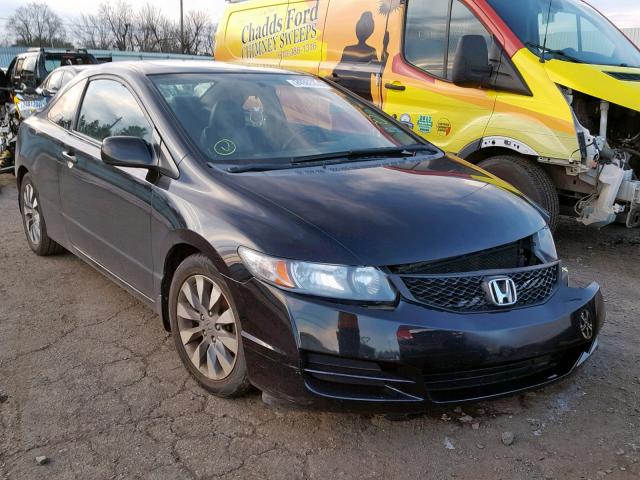 2HGFG12939H530075 - 2009 HONDA CIVIC EXL BLACK photo 1