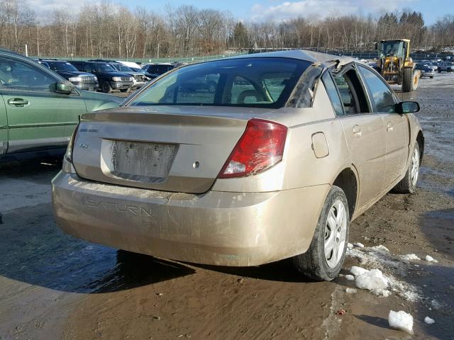 1G8AZ55F17Z170436 - 2007 SATURN ION LEVEL GOLD photo 4