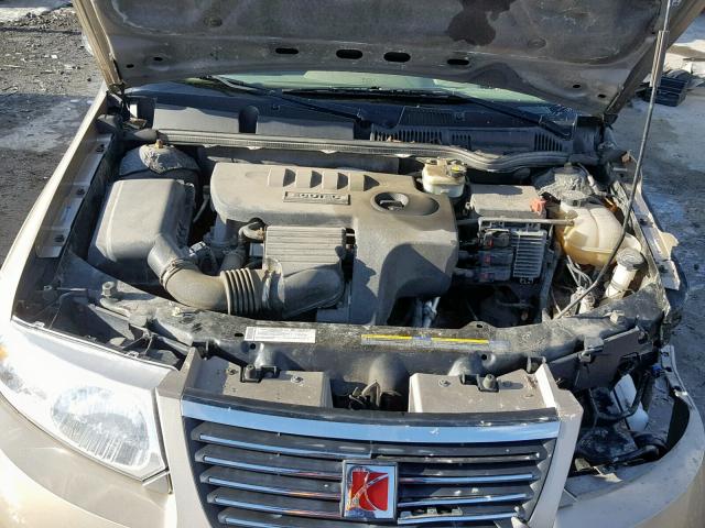 1G8AZ55F17Z170436 - 2007 SATURN ION LEVEL GOLD photo 7