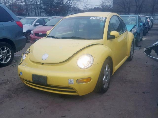 3VWBK31C84M404046 - 2004 VOLKSWAGEN NEW BEETLE ყვითელი ფოტო 2