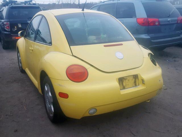 3VWBK31C84M404046 - 2004 VOLKSWAGEN NEW BEETLE ყვითელი ფოტო 3