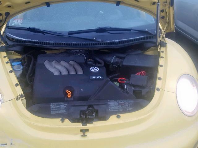 3VWBK31C84M404046 - 2004 VOLKSWAGEN NEW BEETLE ყვითელი ფოტო 7
