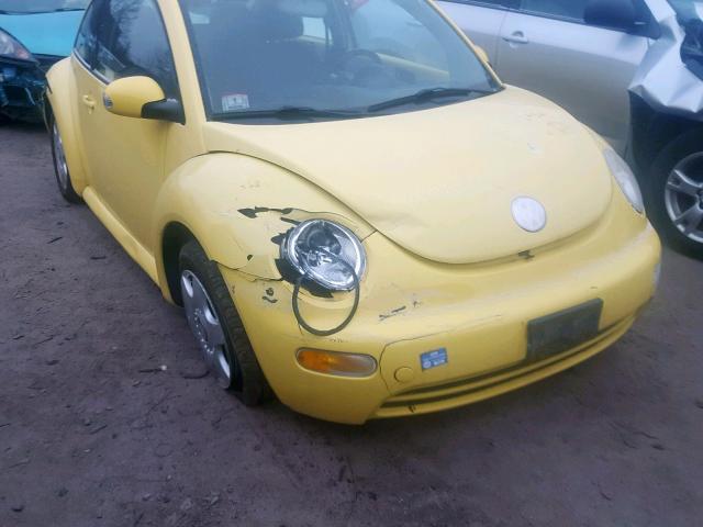 3VWBK31C84M404046 - 2004 VOLKSWAGEN NEW BEETLE ყვითელი ფოტო 9