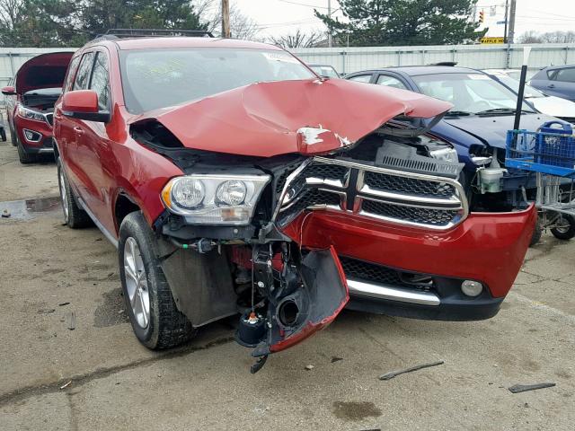 1D4RE4GG6BC635070 - 2011 DODGE DURANGO CR RED photo 1