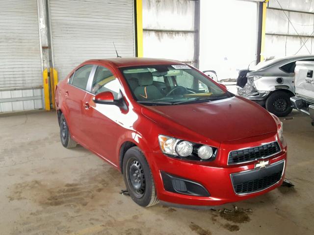 1G1JA5SHXD4247552 - 2013 CHEVROLET SONIC LS 红色 照片 1