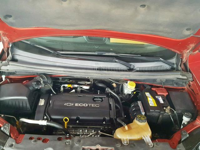 1G1JA5SHXD4247552 - 2013 CHEVROLET SONIC LS 红色 照片 7