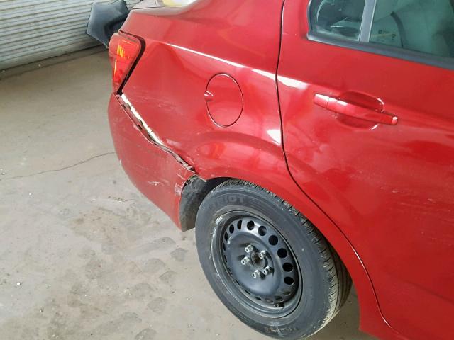 1G1JA5SHXD4247552 - 2013 CHEVROLET SONIC LS 红色 照片 9