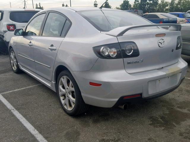 JM1BK323371773321 - 2007 MAZDA 3 S SILVER photo 3