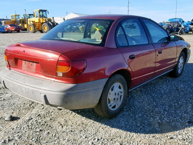 1G8ZF5289YZ171014 - 2000 SATURN SL RED photo 4