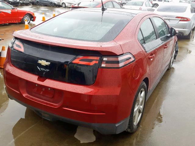 1G1RD6E44CU113790 - 2012 CHEVROLET VOLT BROWN photo 4