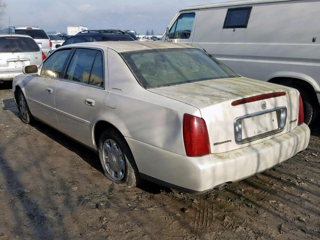 1G6KD54Y92U213599 - 2002 CADILLAC DEVILLE WHITE photo 3