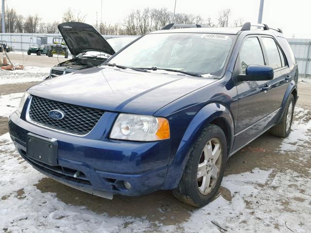 1FMDK06145GA78769 - 2005 FORD FREESTYLE BLUE photo 2