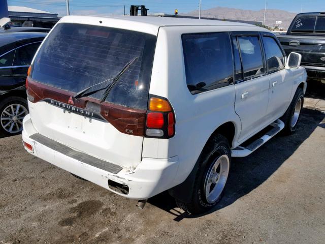 JA4LS21H4YP039646 - 2000 MITSUBISHI MONTERO SP WHITE photo 4