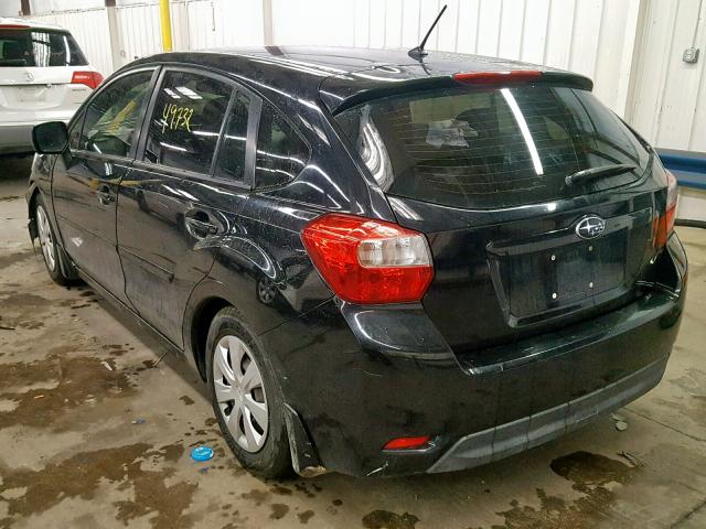 JF1GPAA61CH245629 - 2012 SUBARU IMPREZA BA BLACK photo 3