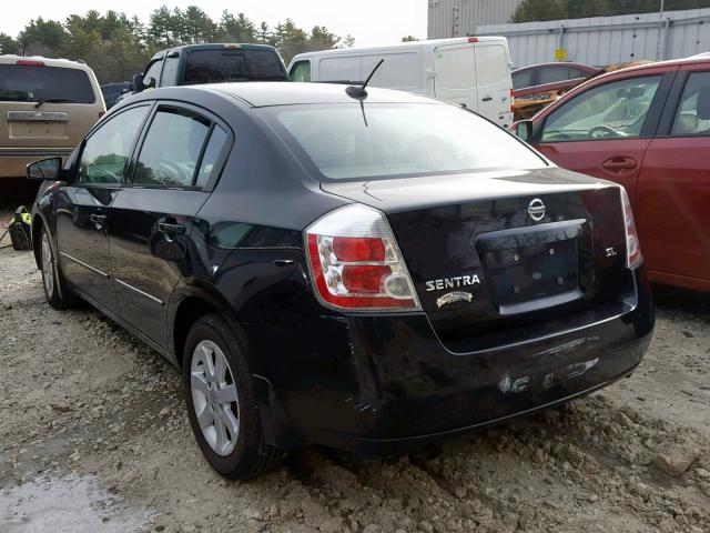 3N1AB61E28L692727 - 2008 NISSAN SENTRA 2.0 BLACK photo 3