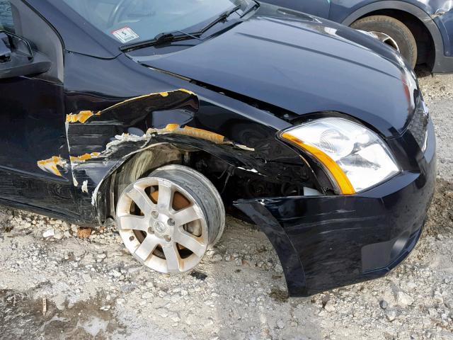 3N1AB61E28L692727 - 2008 NISSAN SENTRA 2.0 BLACK photo 9