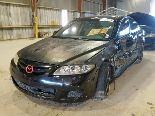 1YVHP80C575M44201 - 2007 MAZDA 6 BLACK photo 2